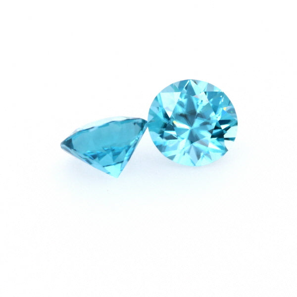 Natural Zircon Blue Color Round Shape 5.60ct