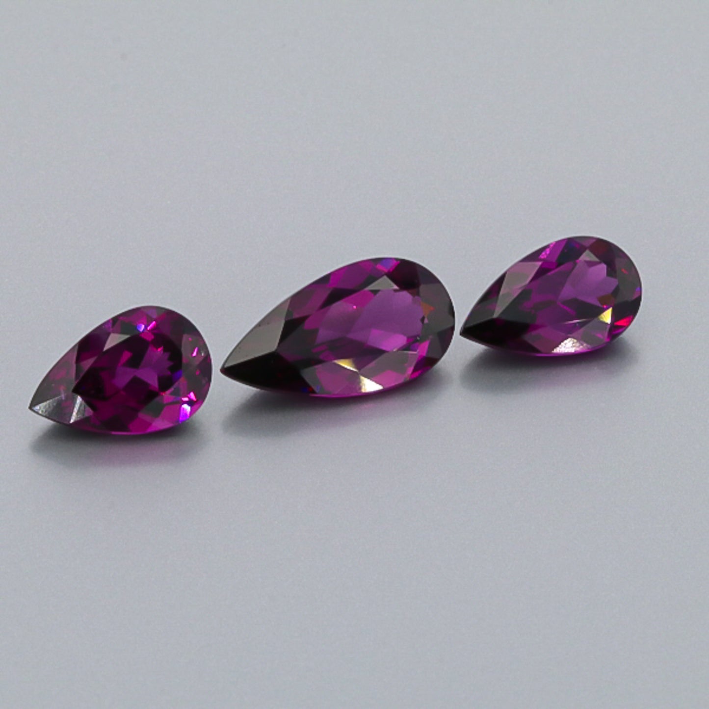 Natural Purple Garnet Set 14.20 Total Carat