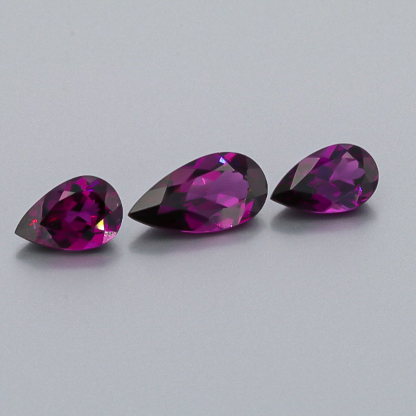 Natural Purple Garnet Set 14.20 Total Carat