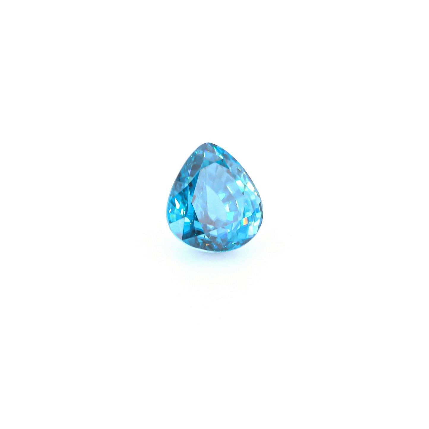 Natural Blue Zircon Pear Shape 13.49 Carats