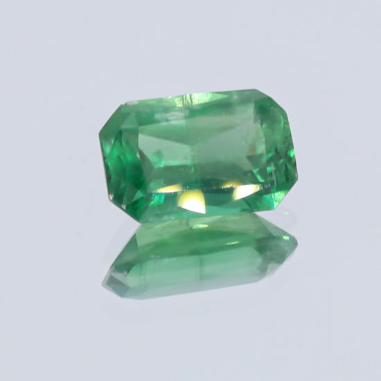 Natural Unheated Rare Green Kyanite Emerald Shape 10.98 Carats With GRS Report