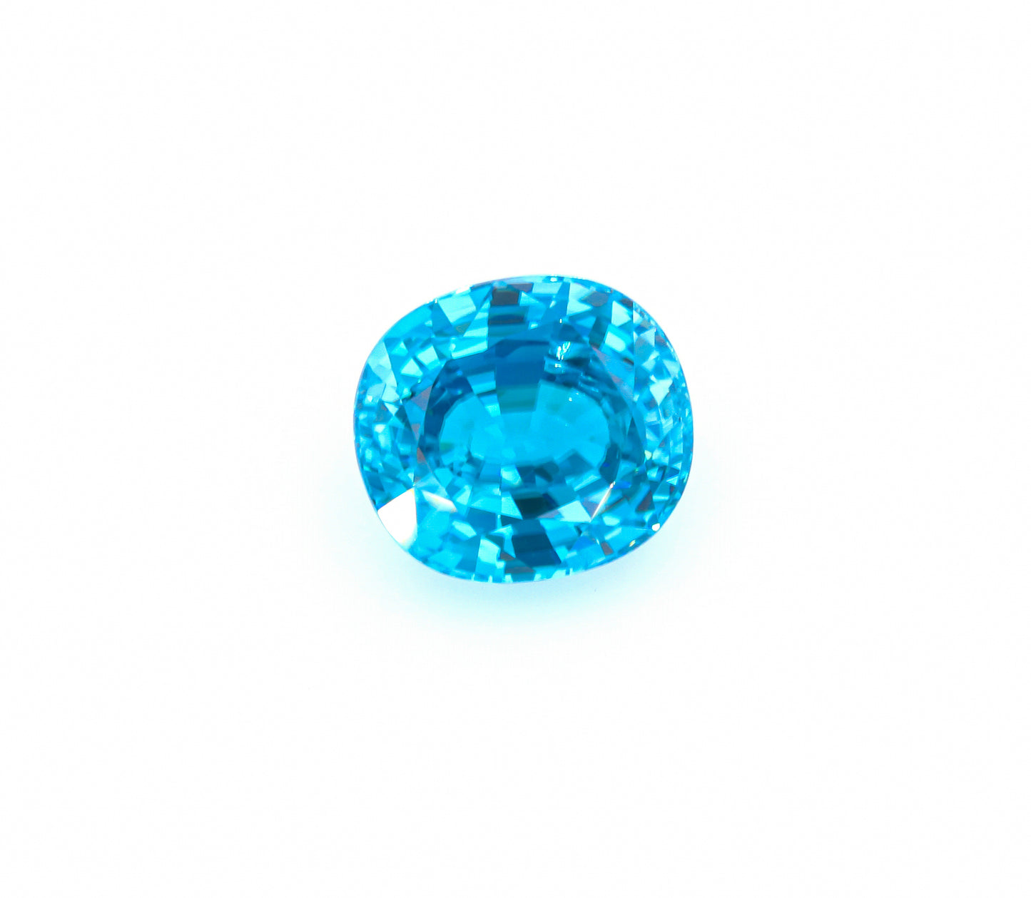 Natural Blue Zircon Oval Shape 17.20 Carats
