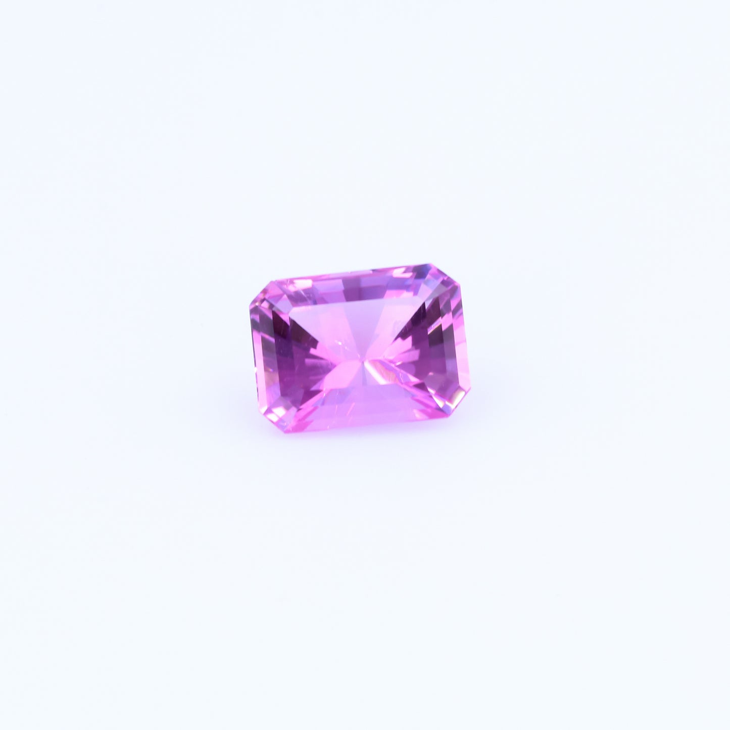 Natural Unheated Purplish Pink Topaz Octagonal Shape 6.19 Carats With GIA Report