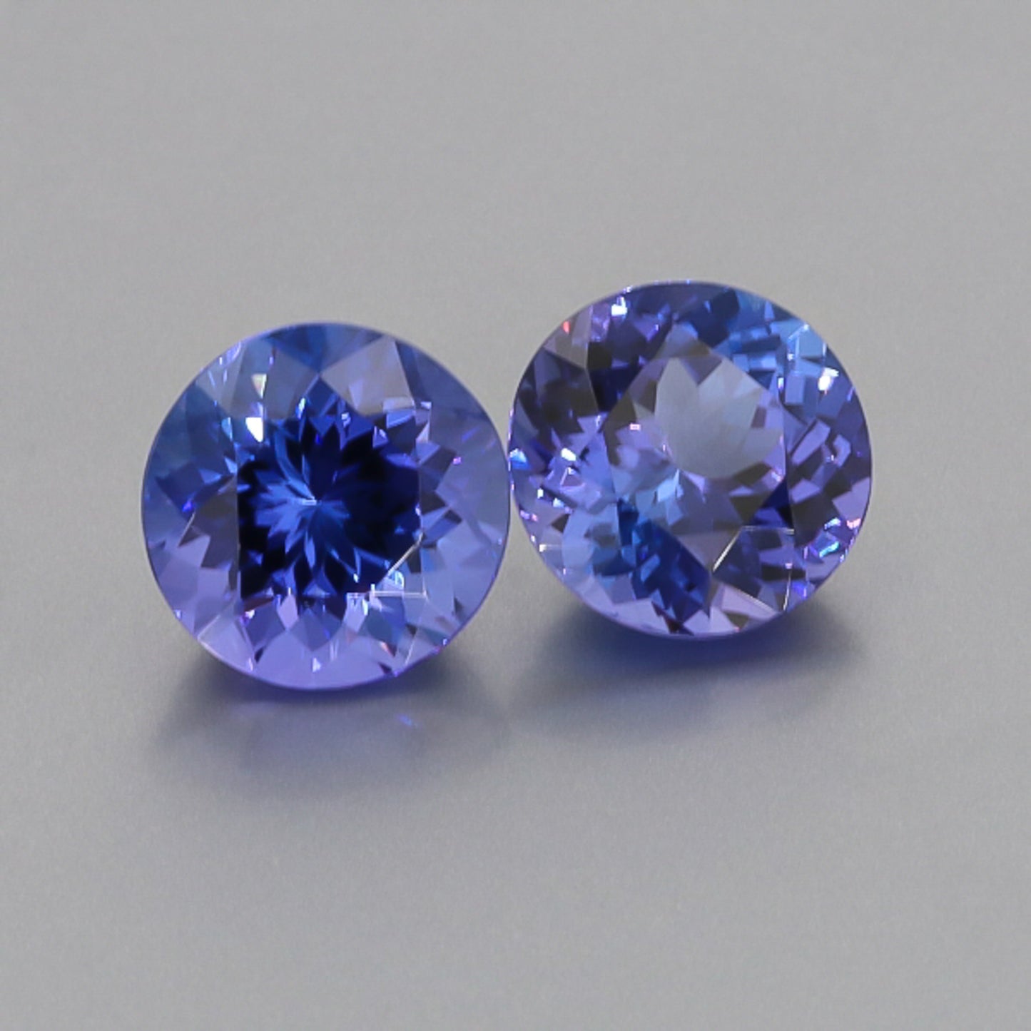 Natural Tanzanite Pair 10.97 Total Carats