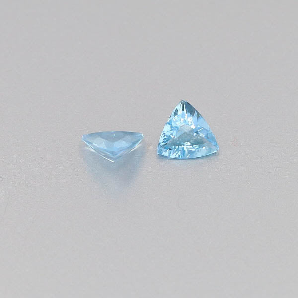 Natural Aquamarine Pair 0.92 Total Carats Weight