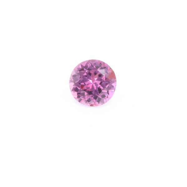 Natural Heated Pink Sapphire Purplish Pink Color Round Shape 1.74 Carats With GIA Report