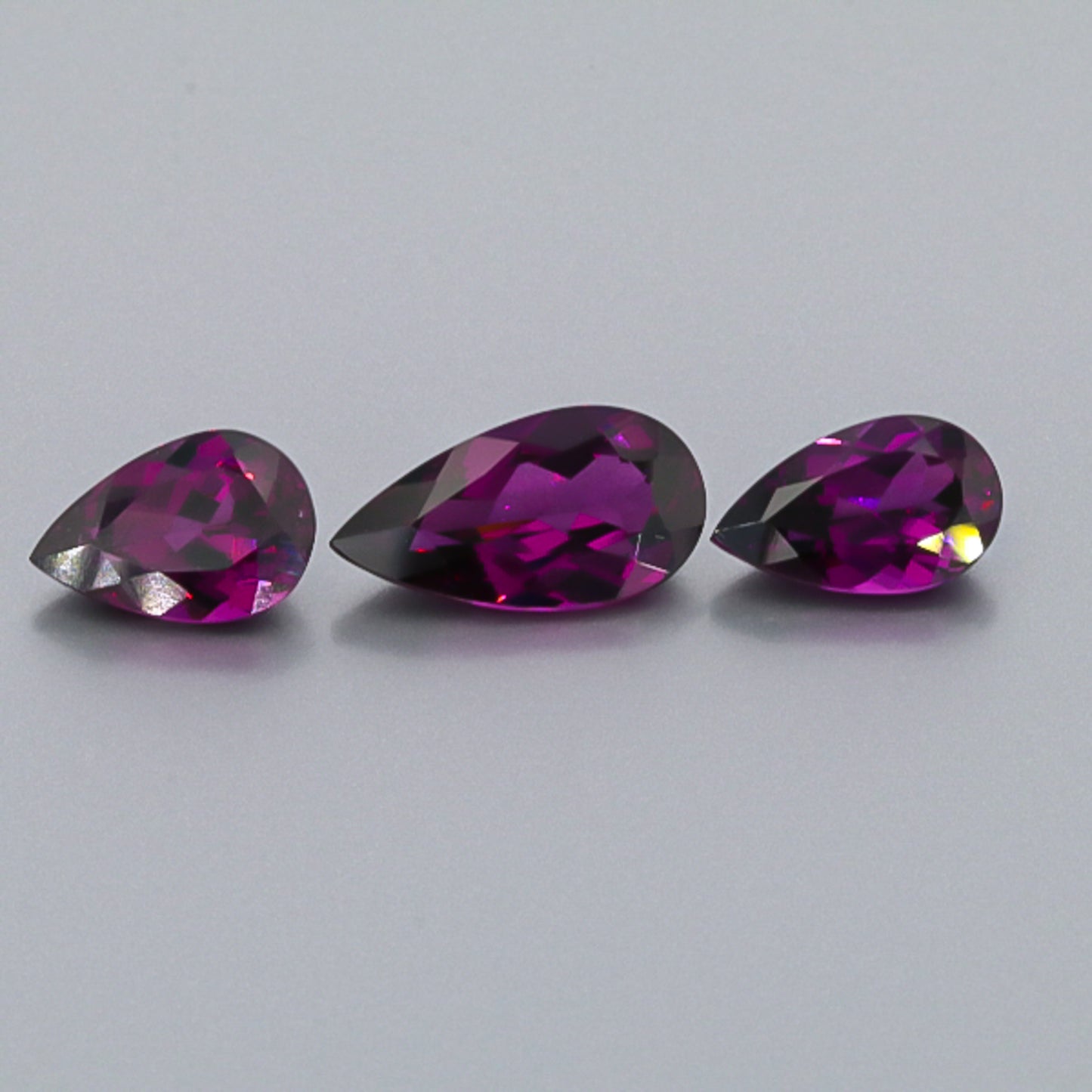 Natural Purple Garnet Set 14.20 Total Carat
