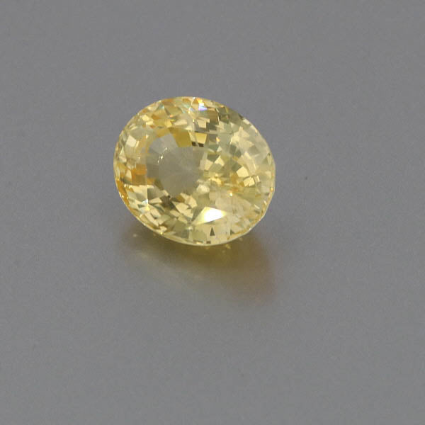 Natural Unheated Yellow Sapphire 11.67 Carats With GIA Report