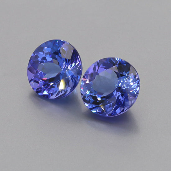 Natural Tanzanite Pair 10.97 Total Carats