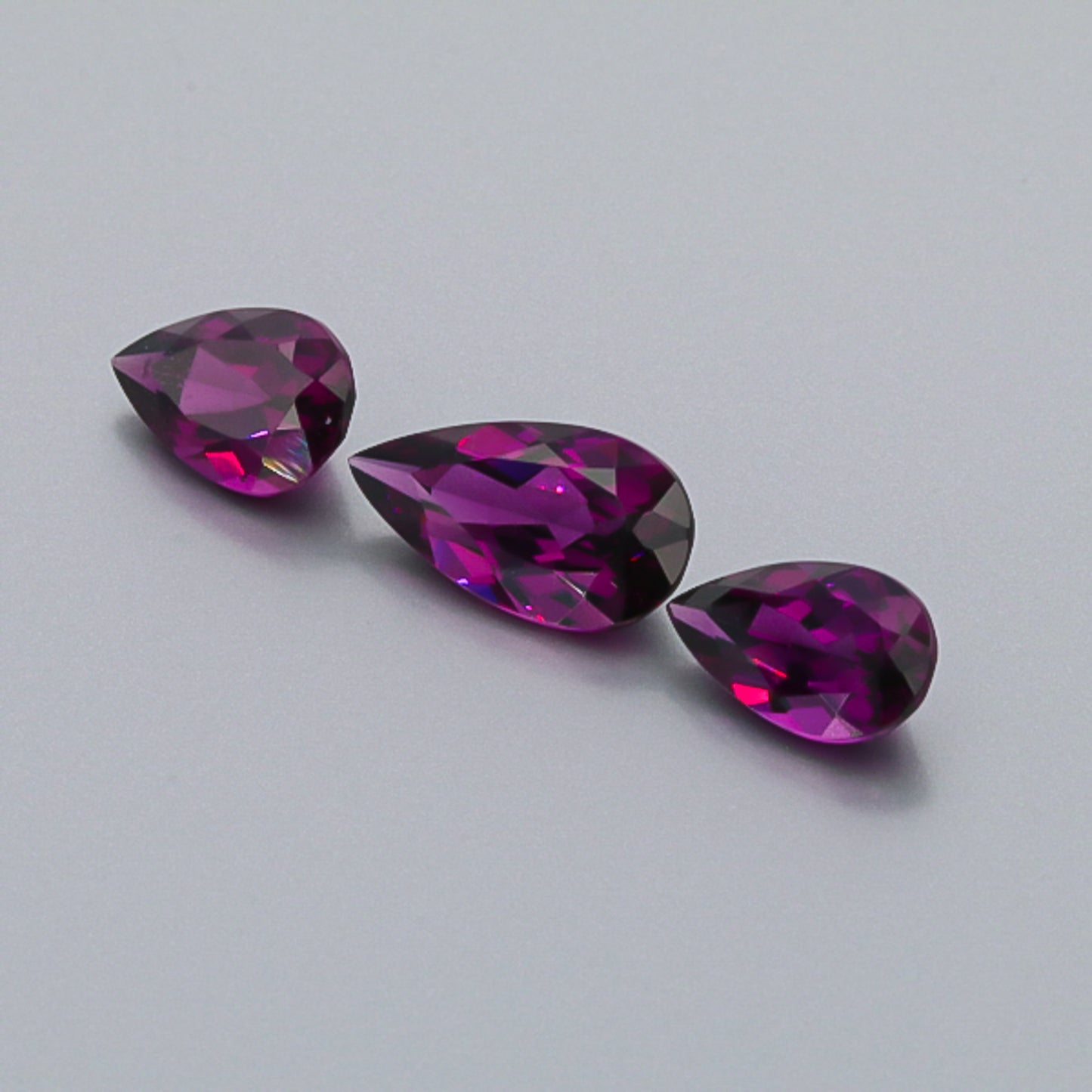 Natural Purple Garnet Set 14.20 Total Carat