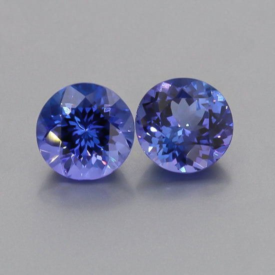 Natural Tanzanite Pair 10.97 Total Carats