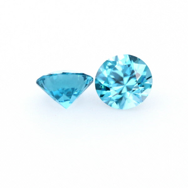 Natural Zircon Blue Color Round Shape 5.60ct