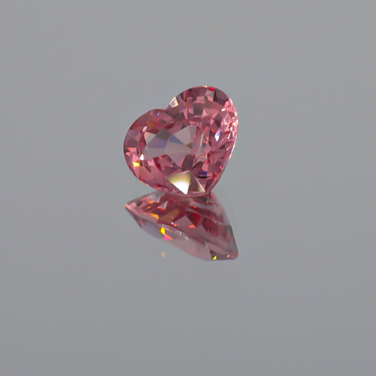 Natural Heart Peach Garnet 5.27 Carats