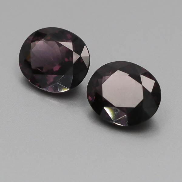 Natural Purple Spinel Pair 10.63 Total Carats