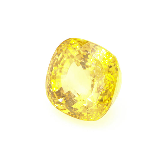Natural Unheated Ceylon Yellow Sapphire Cushion Shape 59.81ct With GIA Report