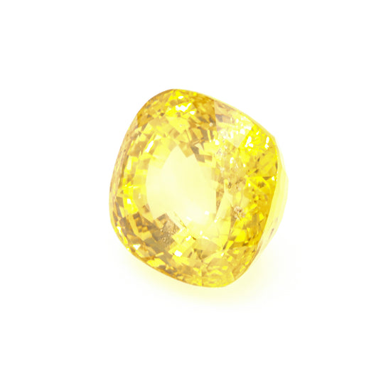 Natural Unheated Ceylon Yellow Sapphire Cushion Shape 59.81ct With GIA Report