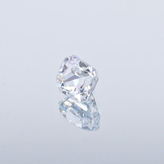 Natural Unheated White Sapphire Square Shape 3.09 Carat With GIA Report