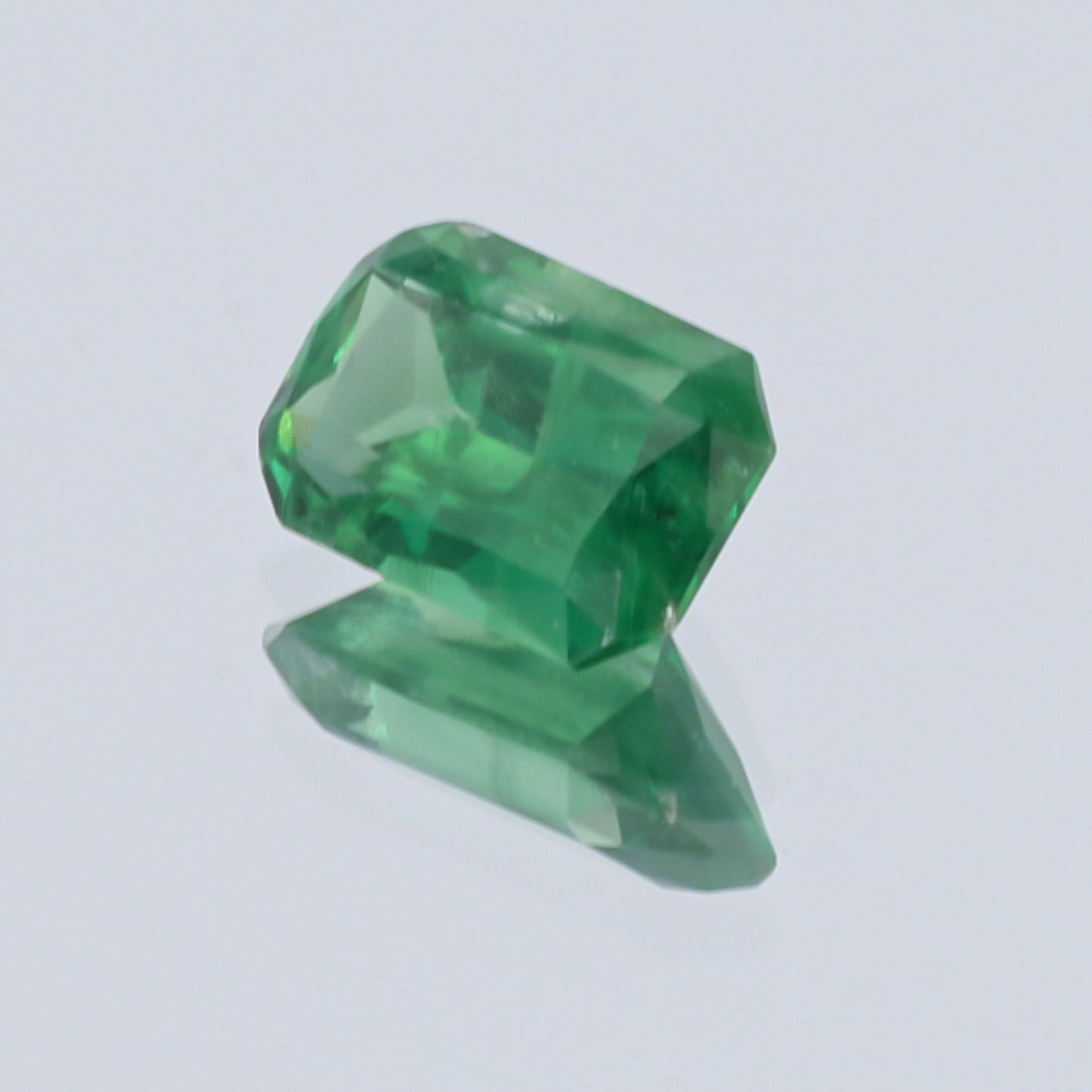 Natural Unheated Rare Green Kyanite Emerald Shape 10.98 Carats With GRS Report