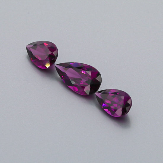 Natural Purple Garnet Set 14.20 Total Carat