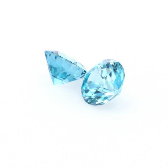 Natural Zircon Blue Color Round Shape 5.60ct