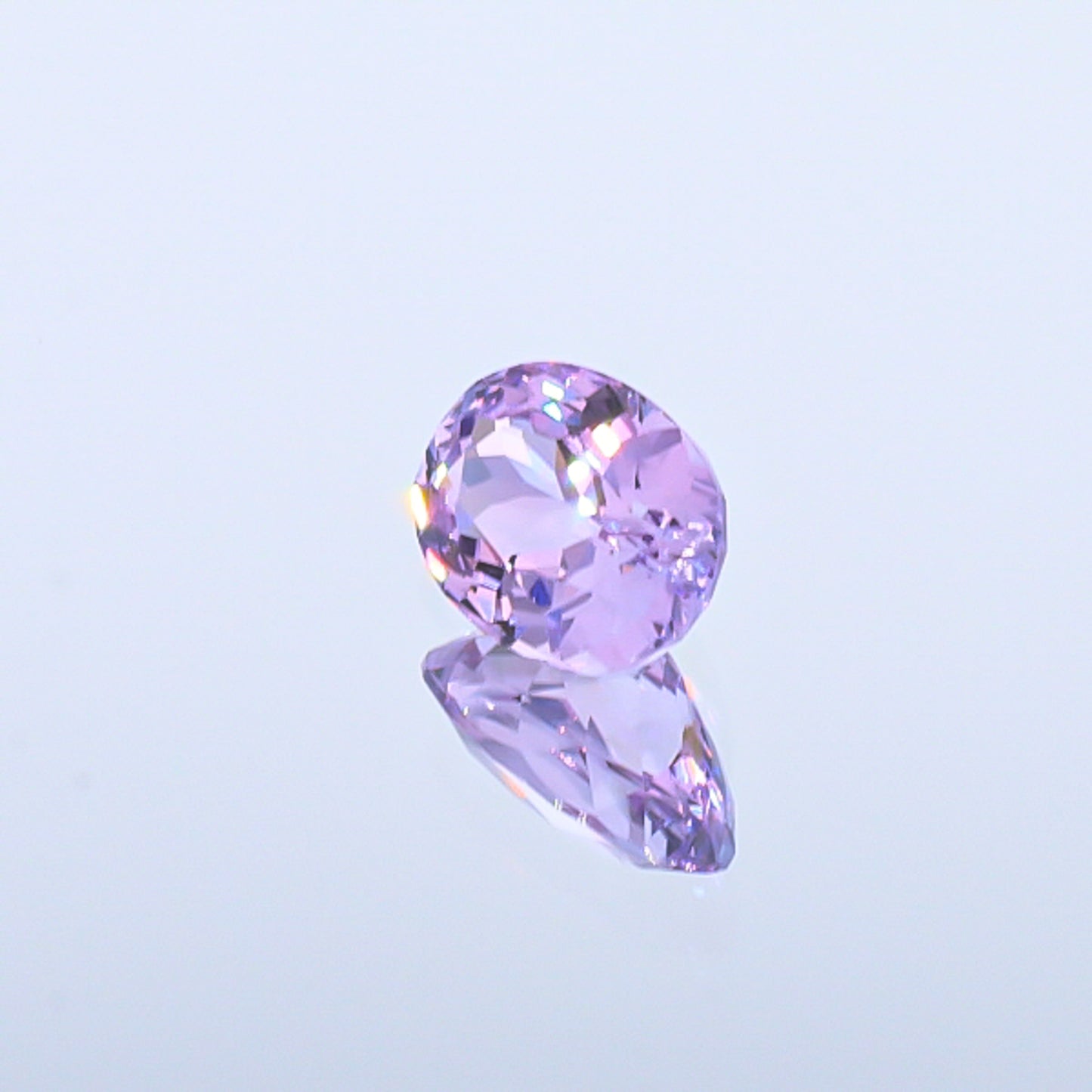 Natural Unheated Purple Zoisite Oval Shape 2.66 Carats With GIA Report
