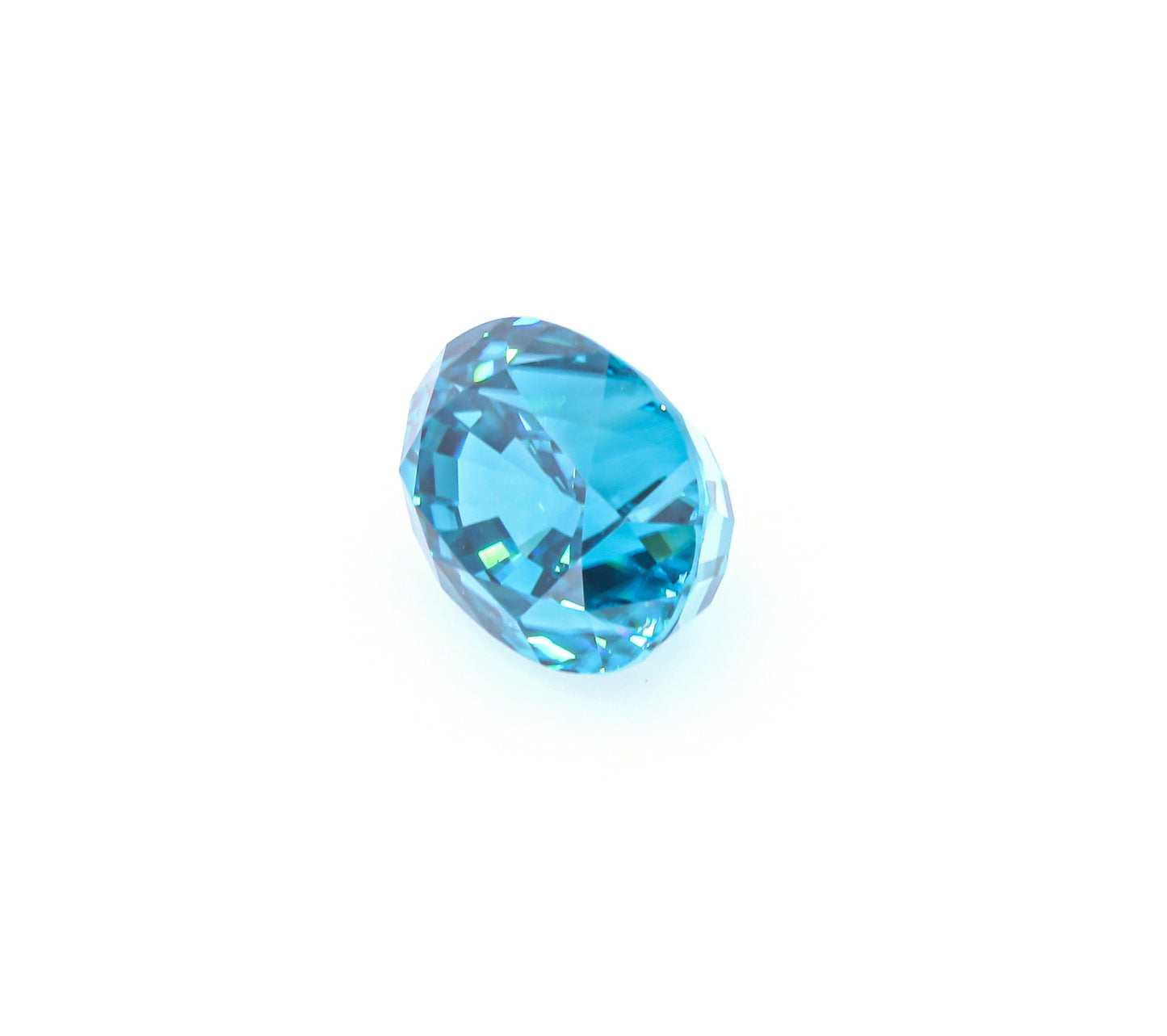 Natural Blue Zircon Oval Shape 17.33 Carats