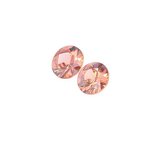 Load image into Gallery viewer, Natural Rose Zircon Pair 4.93 Total Carat Weight
