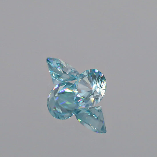 Natural Blue Zircon Pair 3.32 Total Carats