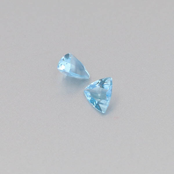 Natural Aquamarine Pair 0.92 Total Carats Weight