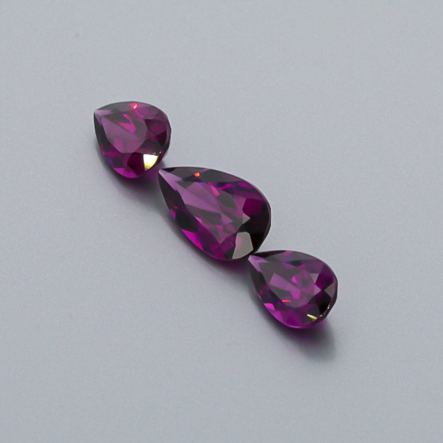 Natural Purple Garnet Set 14.20 Total Carat
