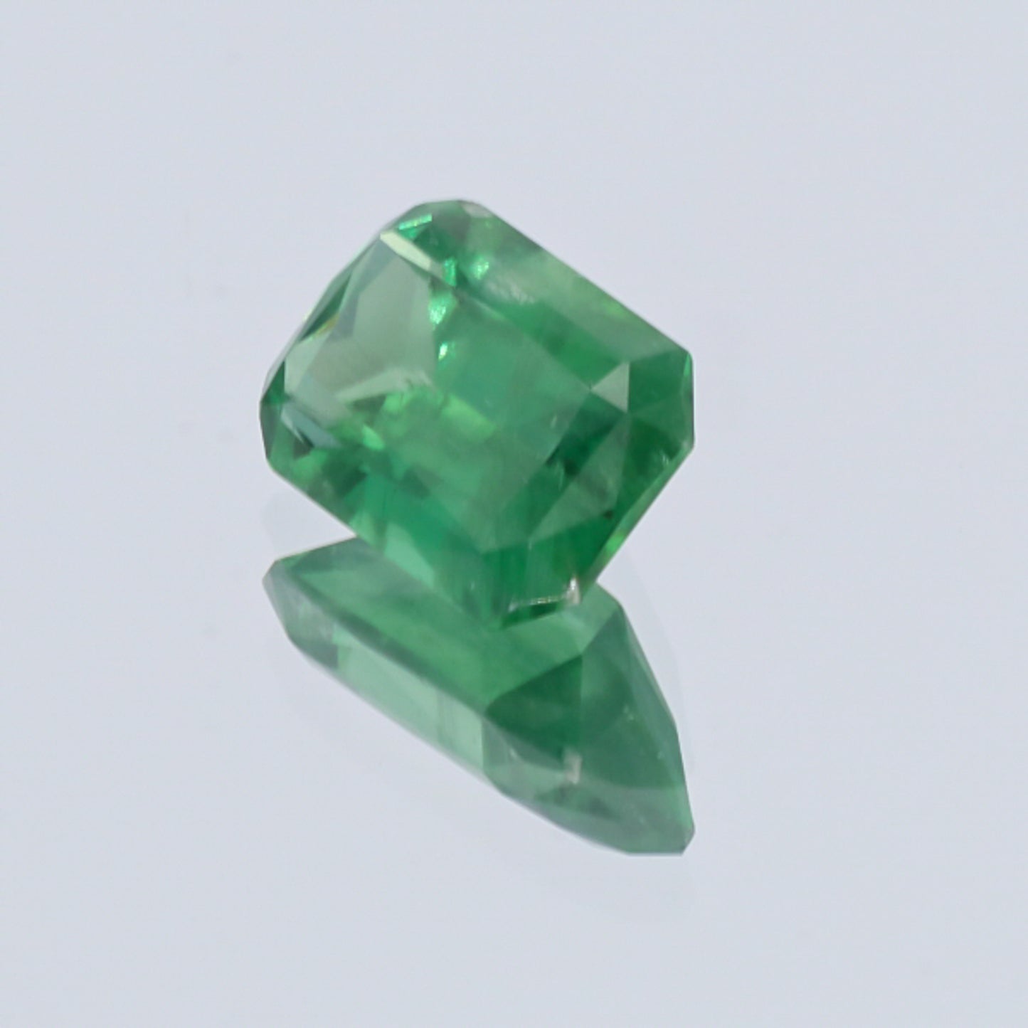 Natural Unheated Rare Green Kyanite Emerald Shape 10.98 Carats With GRS Report