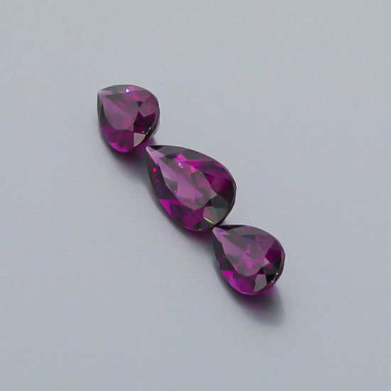 Natural Purple Garnet Set 14.20 Total Carat