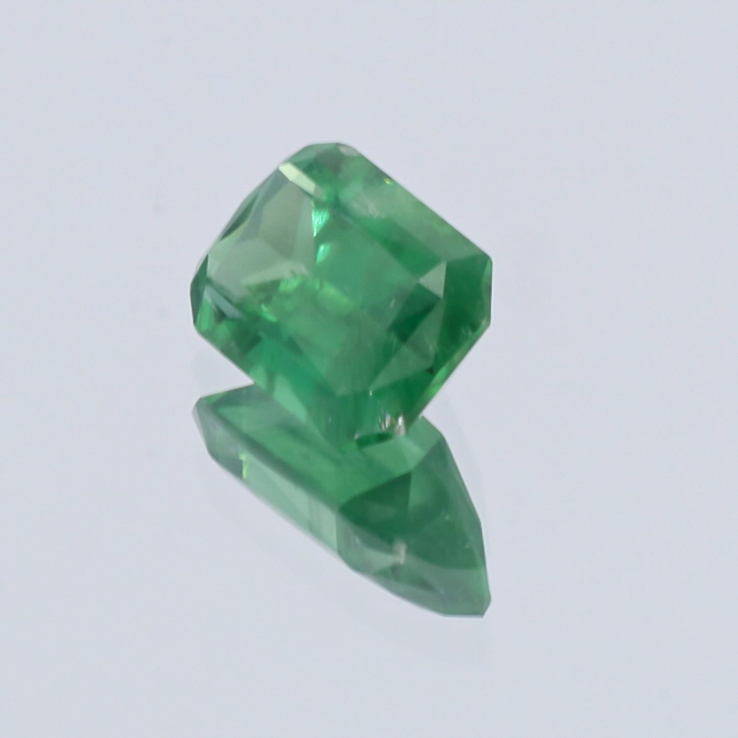 Natural Unheated Rare Green Kyanite Emerald Shape 10.98 Carats With GRS Report