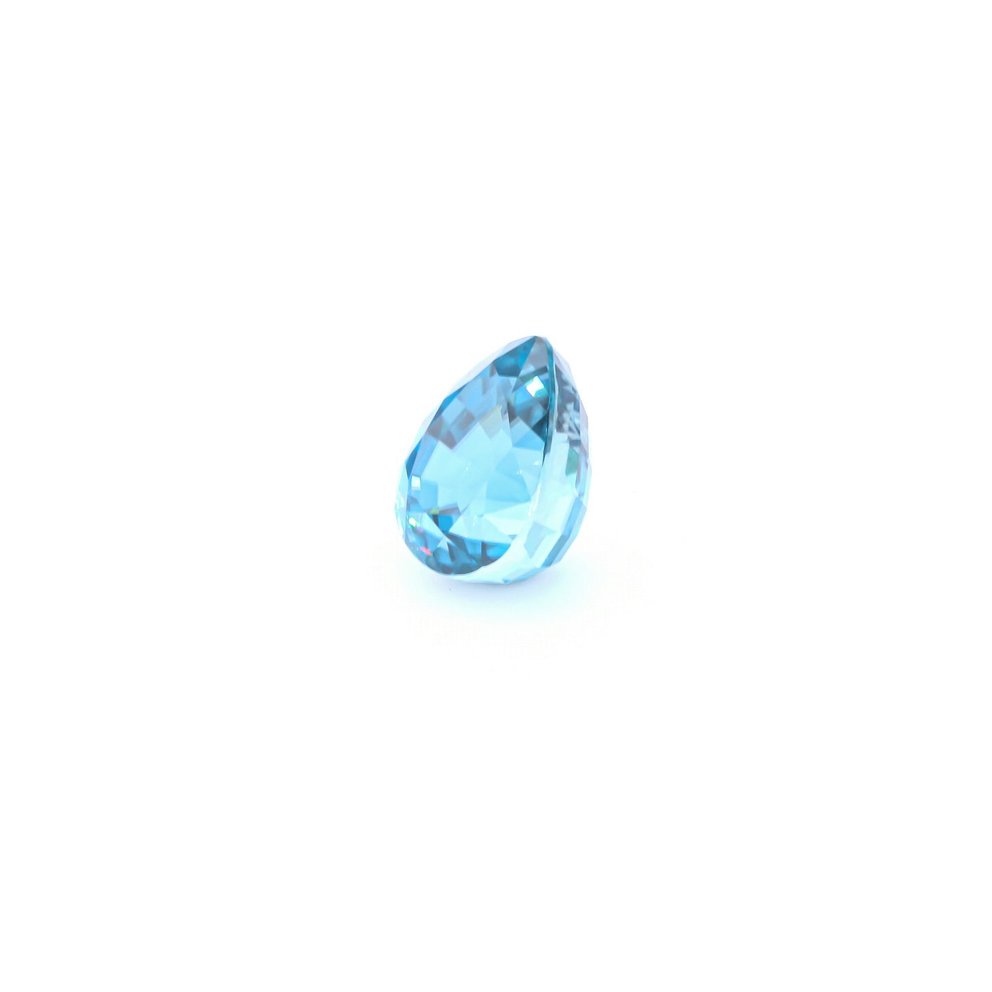 Natural Blue Zircon Pear Shape 13.49 Carats