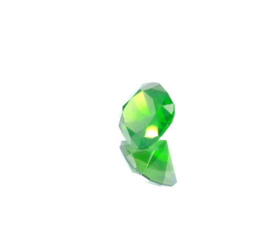 Natural Unheated Russian Demantoid Garnet with 'horse tail' inclusions Cushion shape 3.45ct With GIA Report