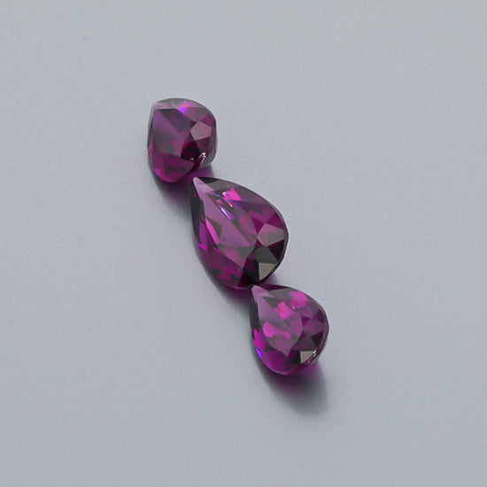 Natural Purple Garnet Set 14.20 Total Carat
