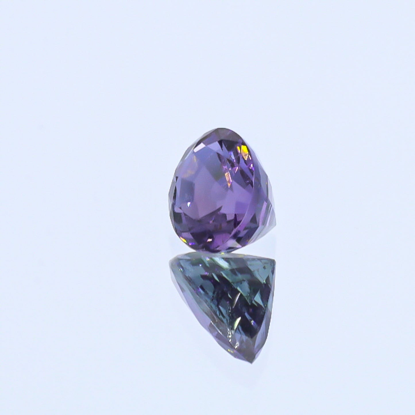 Natural Copper Bearing Tourmaline Purple Changing to Grayish Blue 6.07 Carats With GIA Report