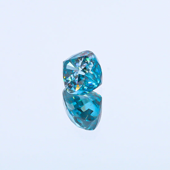 Natural Blue Zircon Heart Shape 9.52 Carats