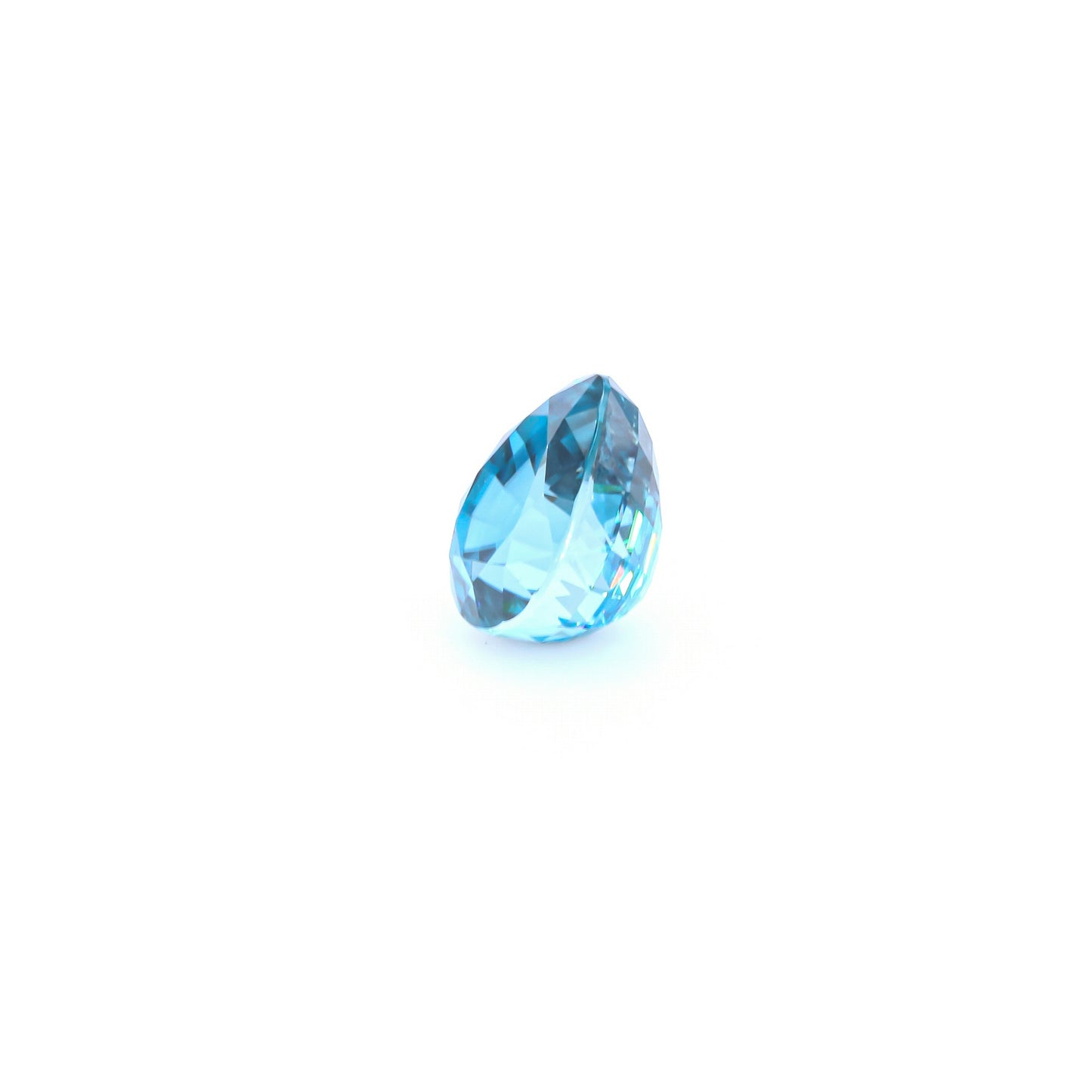 Natural Blue Zircon Pear Shape 13.49 Carats