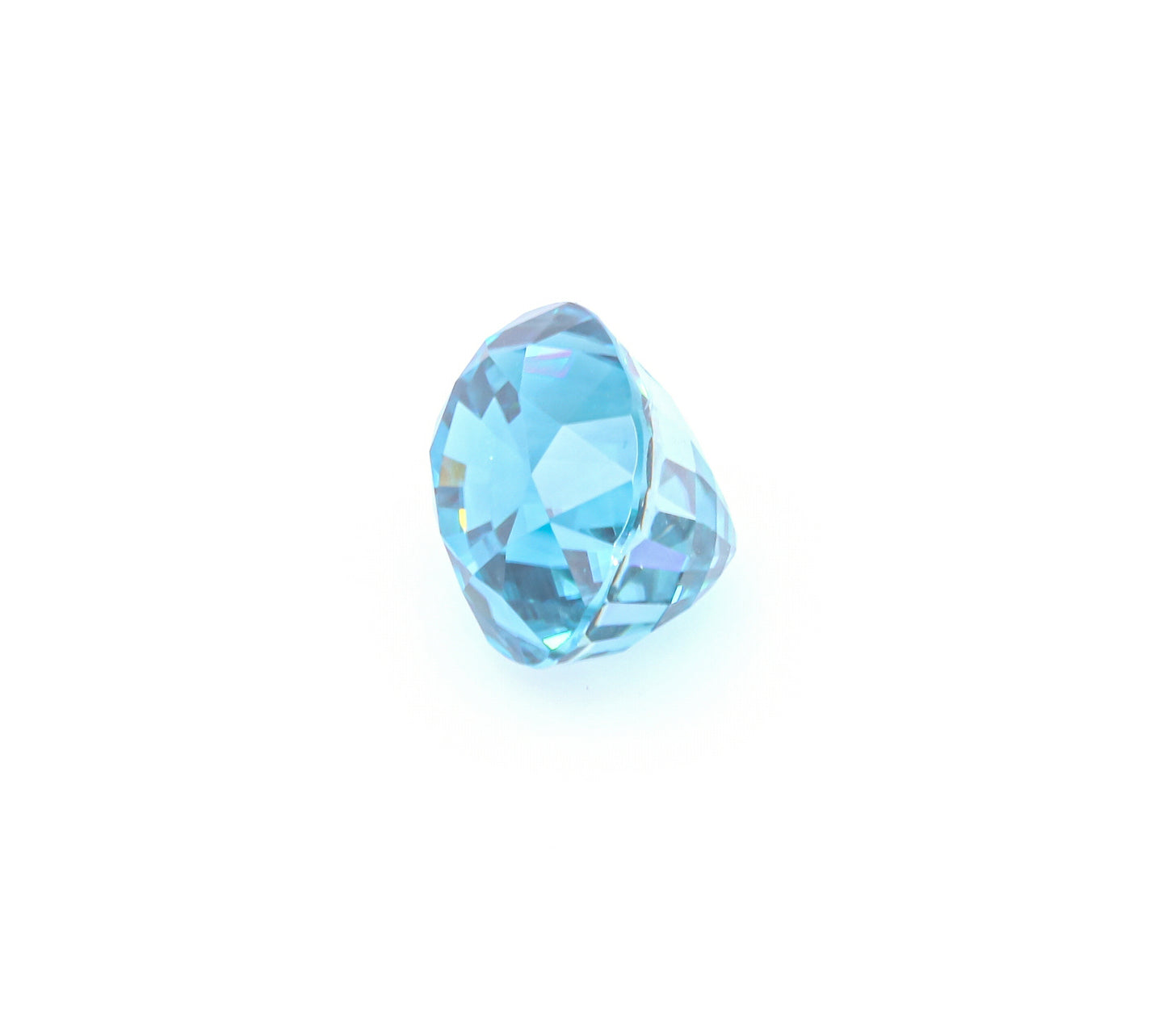 Natural Blue Zircon Oval Shape 17.33 Carats