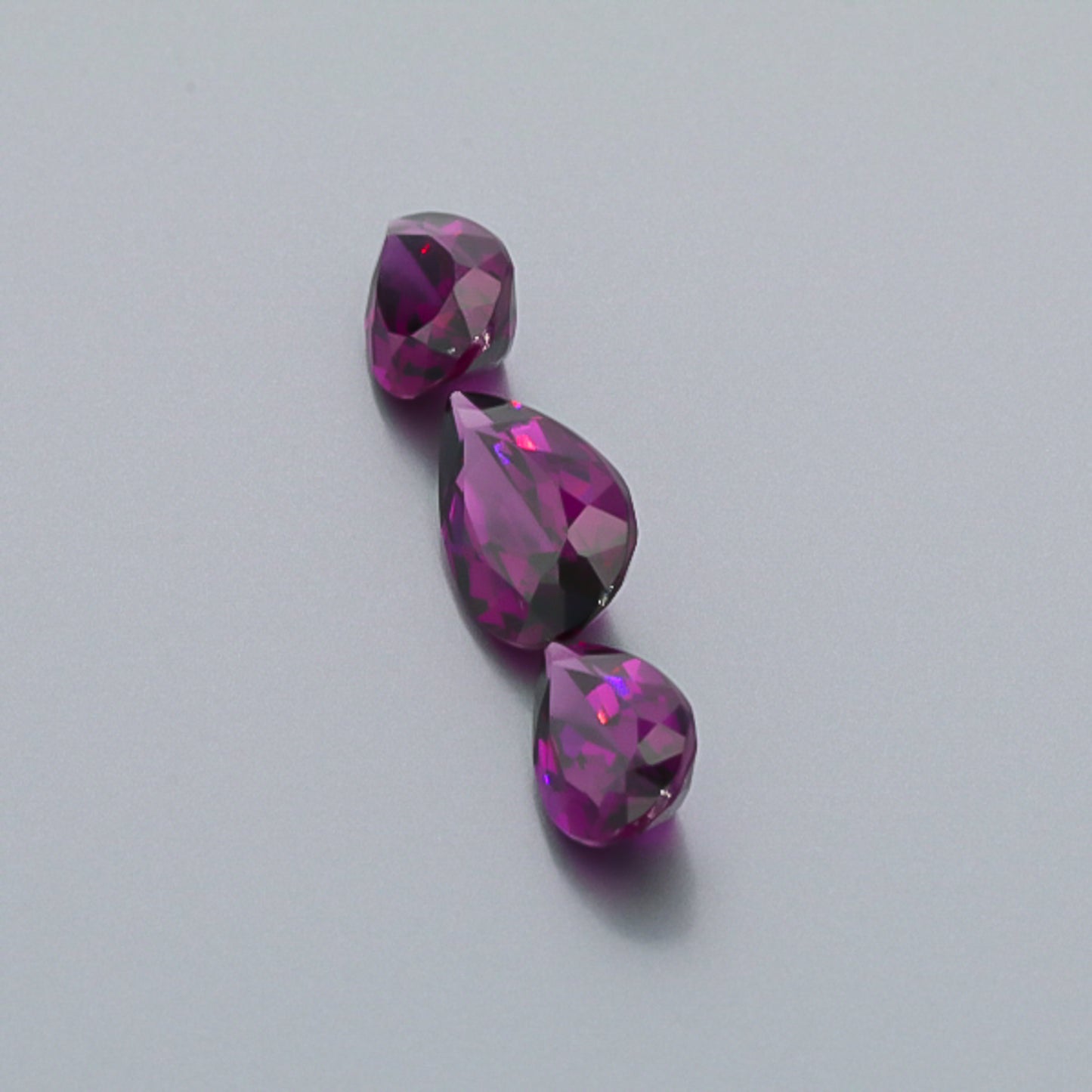 Natural Purple Garnet Set 14.20 Total Carat