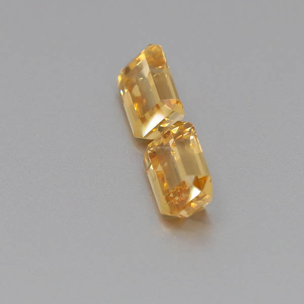 Natural Canary Garnet Pair 5.87 Total Carats