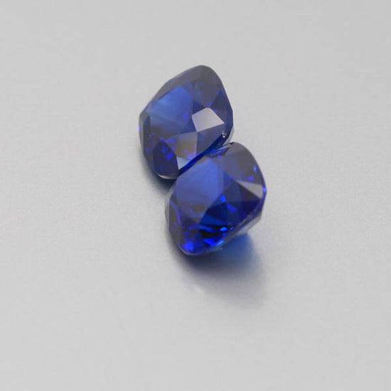 Natural Vivid Blue Sapphire Pair 10.50 Carats GRS Report Pending