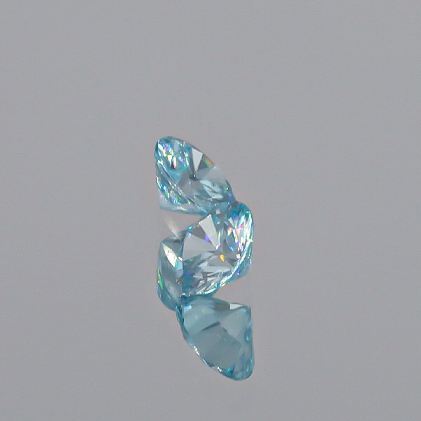 Natural Blue Zircon Pair 3.32 Total Carats
