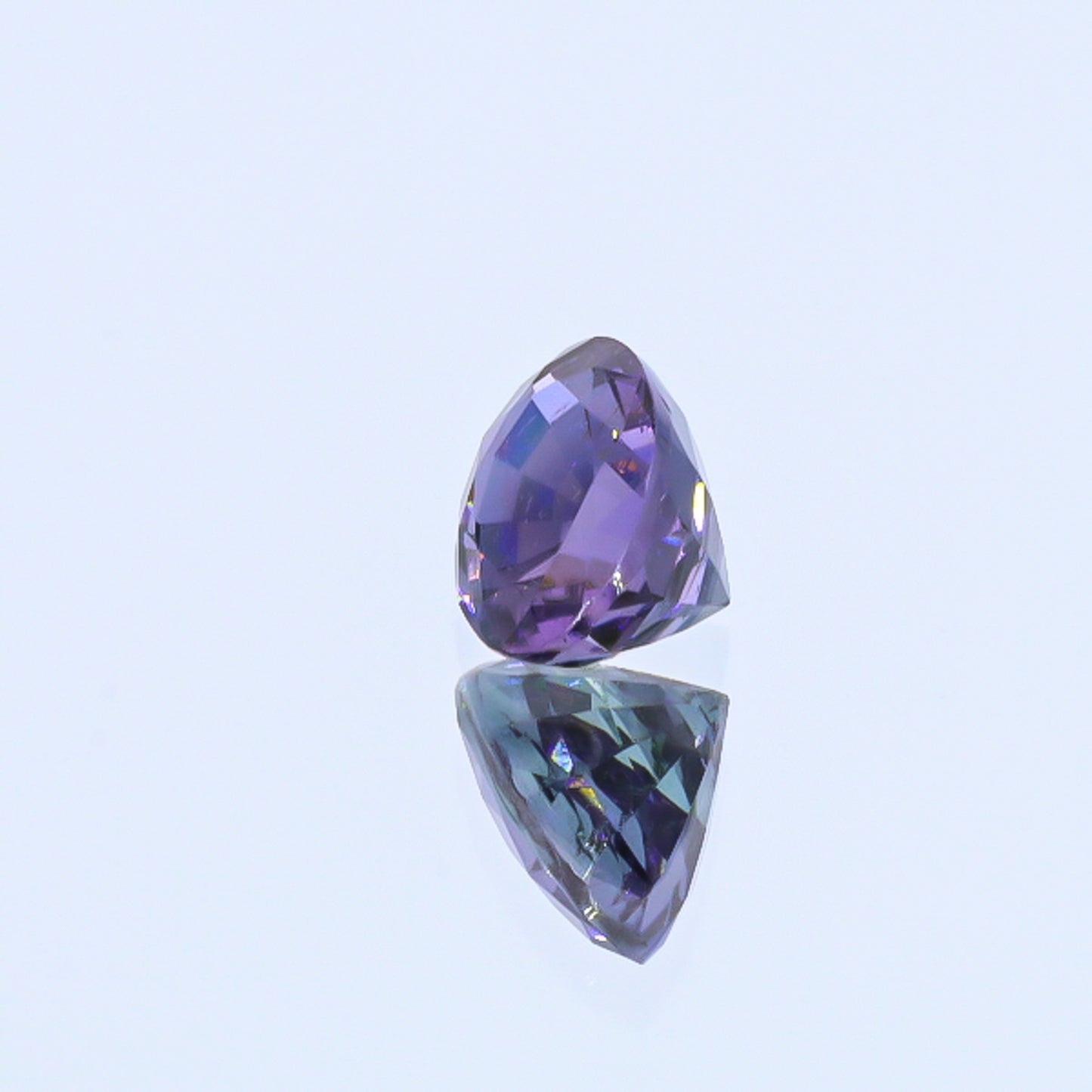 Natural Copper Bearing Tourmaline Purple Changing to Grayish Blue 6.07 Carats With GIA Report