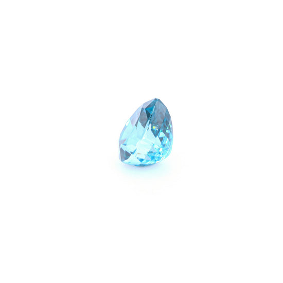 Natural Blue Zircon Pear Shape 13.49 Carats