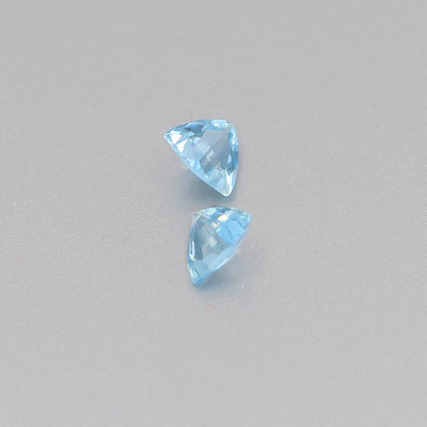 Natural Aquamarine Pair 0.92 Total Carats Weight