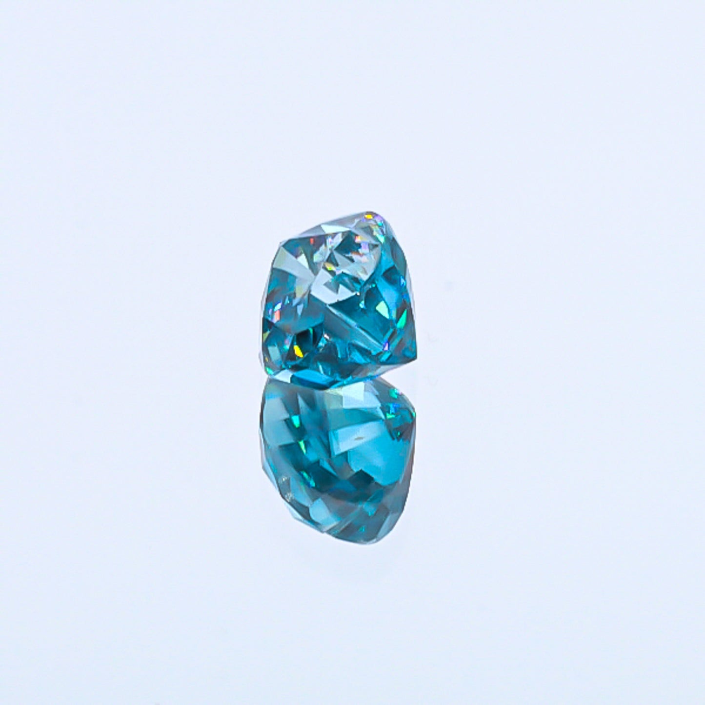 Natural Blue Zircon Heart Shape 9.52 Carats