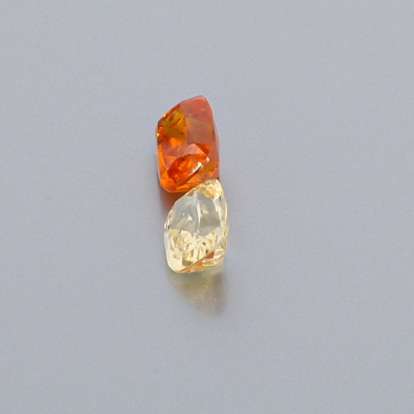 Natural Canary And Mandarine Garnet Pair 8.42 Carats