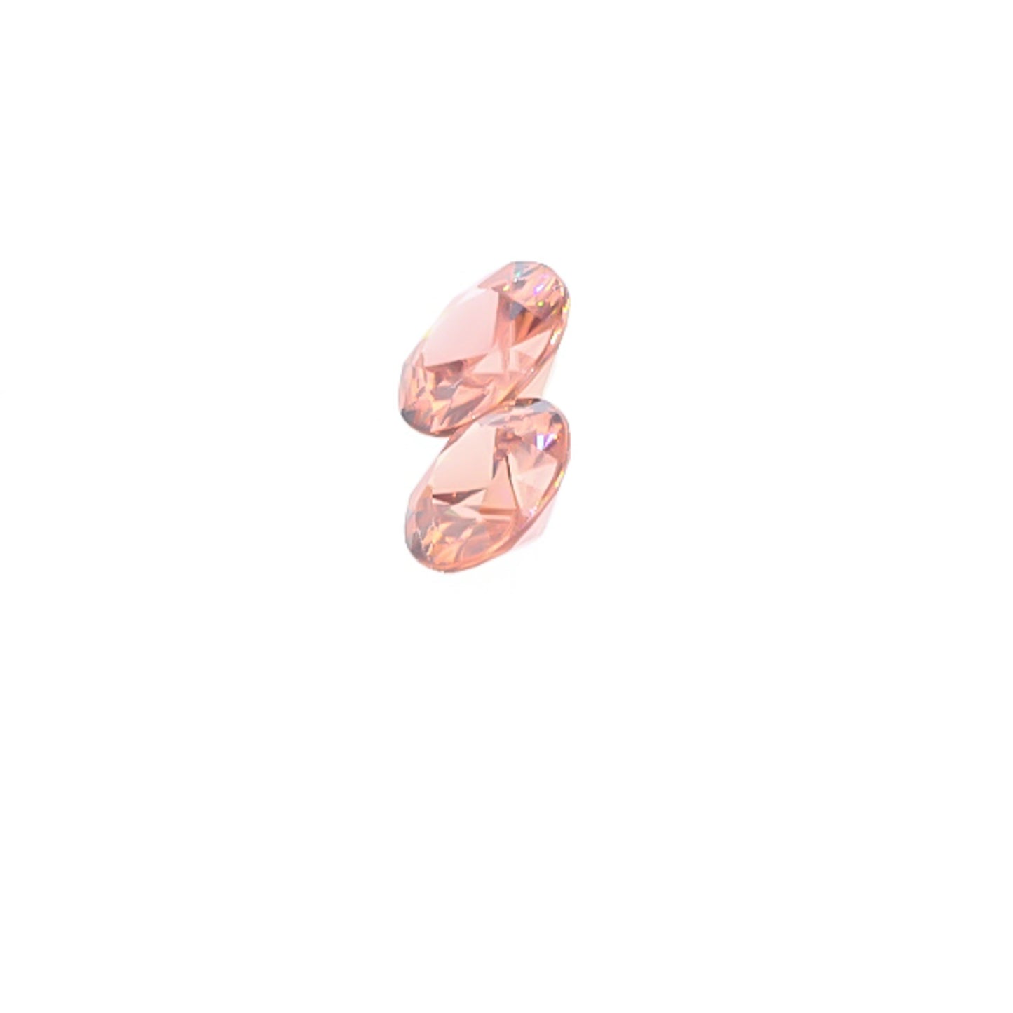 Natural Rose Zircon Pair 4.93 Total Carat Weight